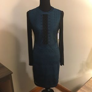 Guess cocktail dress. Mesh details. NWT.